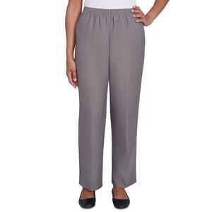 Alfred Dunner Classics Average Length Pant Grey Size 12
